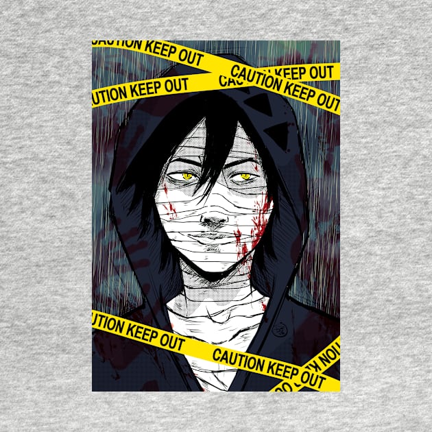 Zack foster/ satsuriku no tenshi/ anime style by PeligroVisual